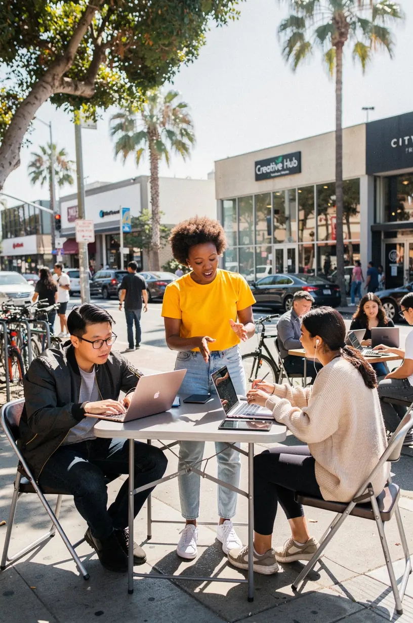 Illustration of a clock integrated with task icons representing time management and prioritization strategies.
