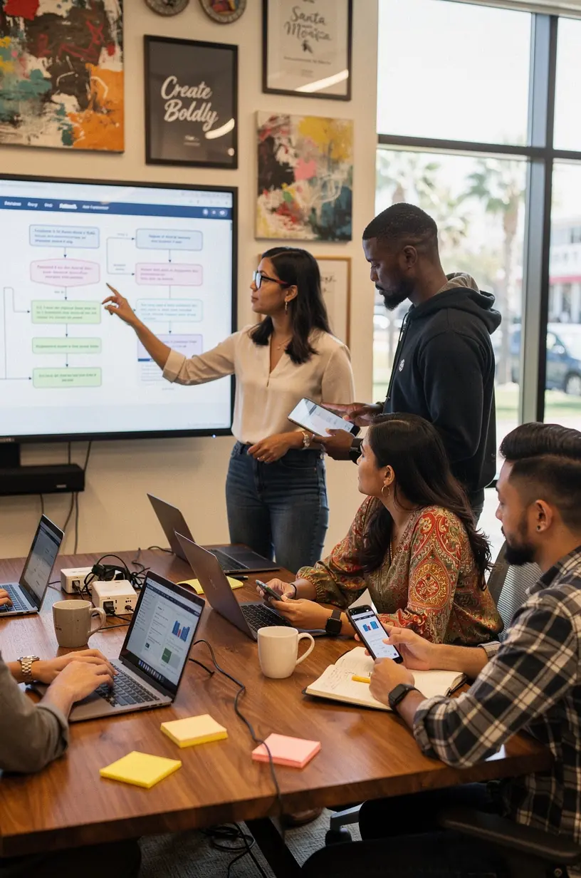 Visual representation of a to-do list with checkmarks indicating completed tasks and progress tracking.
